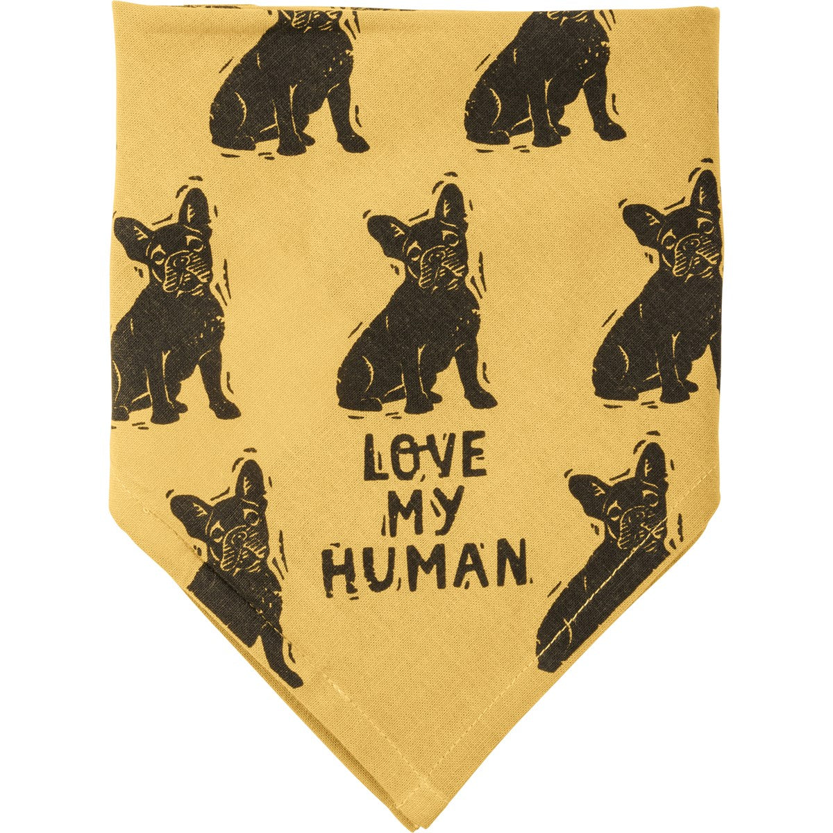 Primitives by Kathy - Bandana Frenchie/Love My Human