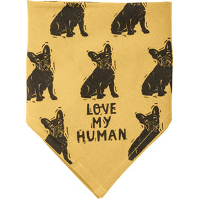 Primitives by Kathy - Bandana Frenchie/Love My Human