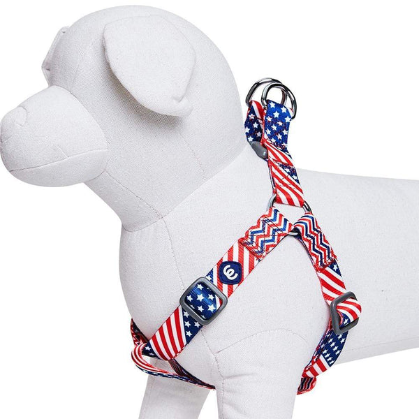 Blueberry Pet - American Flag Dog Harness
