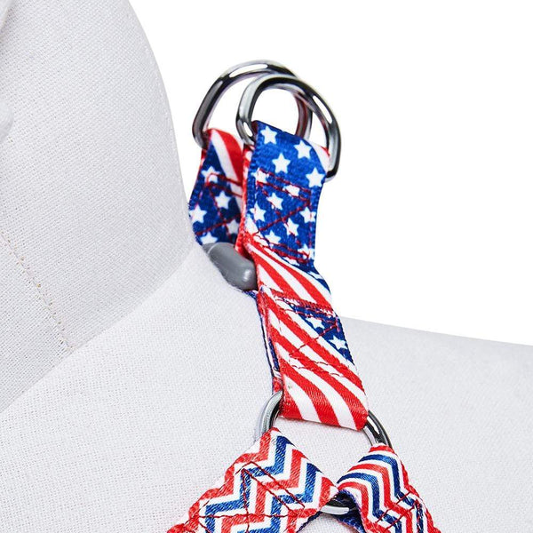 Blueberry Pet - American Flag Dog Harness
