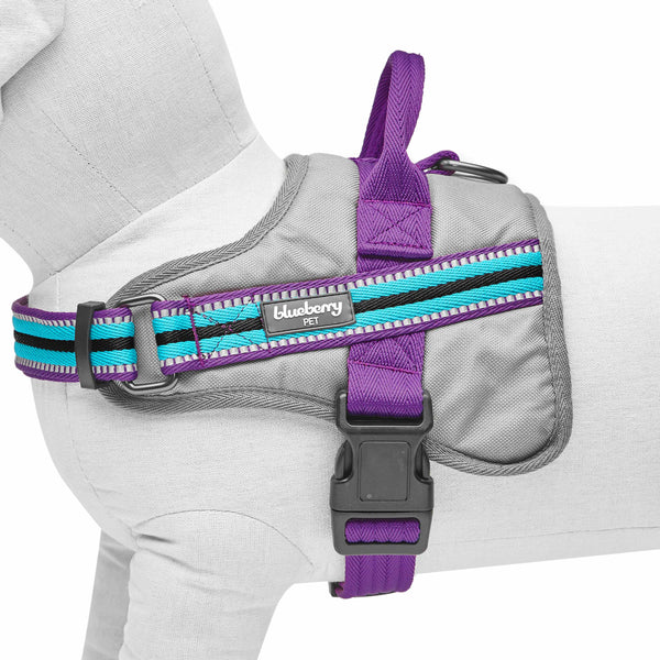Blueberry Pet - Violet and Celeste | Service K-9, 3M Reflective Dog Harness