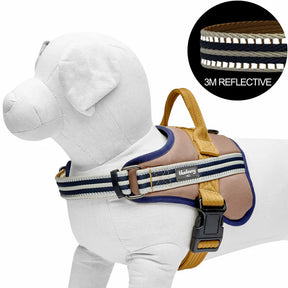 Blueberry Pet - Olive and Blue-gray | Service K-9, 3M Reflective Dog Harness