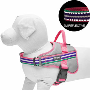 Blueberry Pet - Pink, Emerald and Orchid | Service K-9, 3M Reflective Dog Harness - Southern Agriculture 