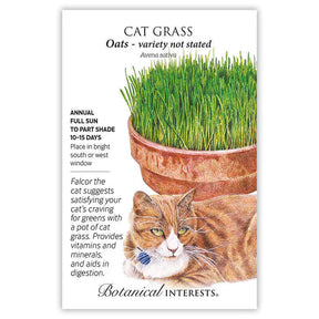 Botanical Interests, Inc. - Cat Grass Seeds - Southern Agriculture 