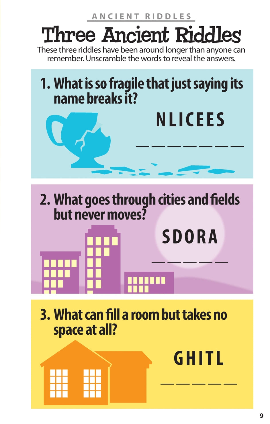 Wellspring- Activity Book - Ridiculous Riddles for Kids