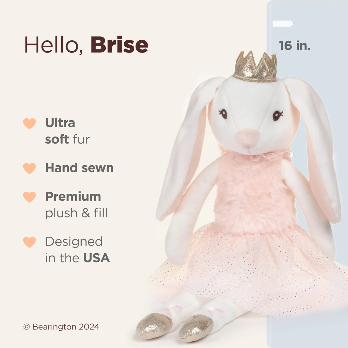 Bearington Collection - Brise the Ballerina Bunny