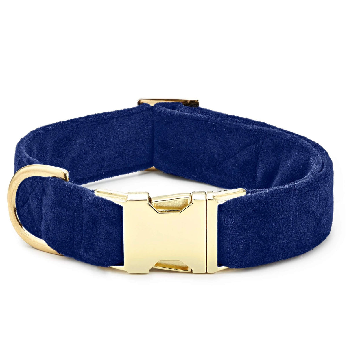 The Foggy Dog - Dog Collar Velvet Navy
