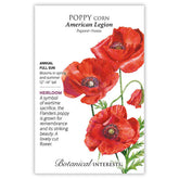 Poppy Corn America Legion Seeds - Southern Agriculture 