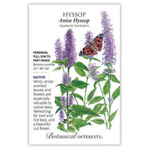 Botanical Interests, Inc. - Hyssop Anise Seeds - Southern Agriculture 