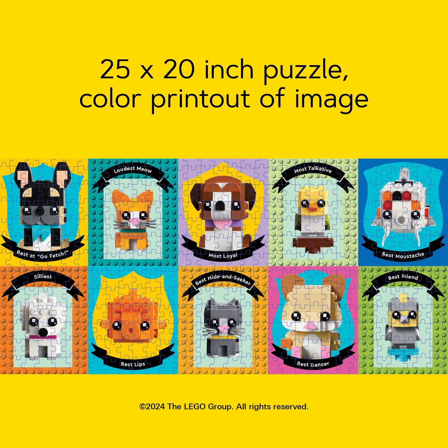 Chronicle-Hachette Book - Puzzle LEGO Pet Pals