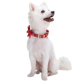 Blueberry Pet - Red Plaid | Luxurious Christmas Festival Dog Collar