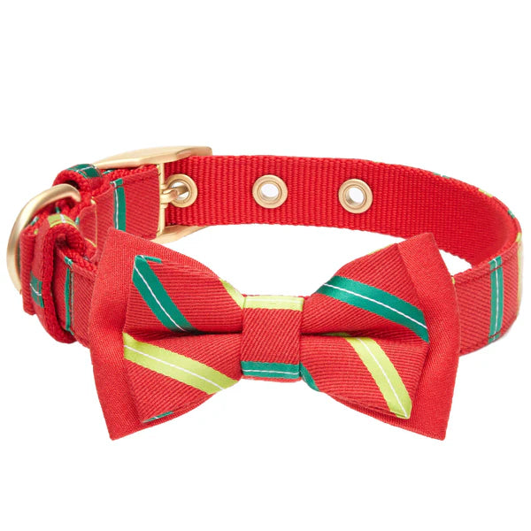 Blueberry Pet - Stripes | Luxurious Christmas Festival Dog Collar