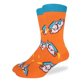 Good Luck Sock - Rocket Pigs