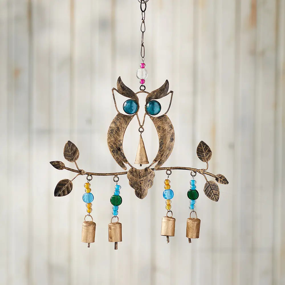 Serrv International - Recycled Owl Chime