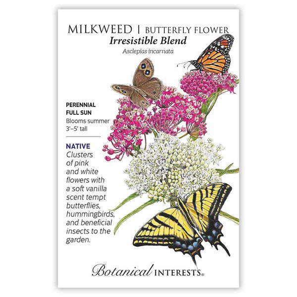 Botanical Interests, Inc. - Milkweed Irresistible Blend Seeds