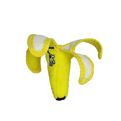 Tuffy Dog Toys - Funny Food Banana Durable Squeak Toy - Southern Agriculture 