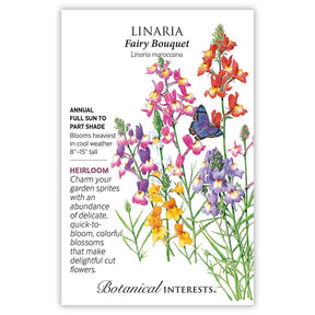 Botanical Interests, Inc. - Linaria Fairy Bouquet Seeds - Southern Agriculture 