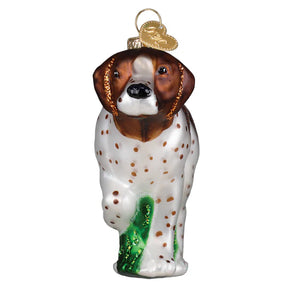 Old World Christmas - German Shorthaired Pointer Ornament
