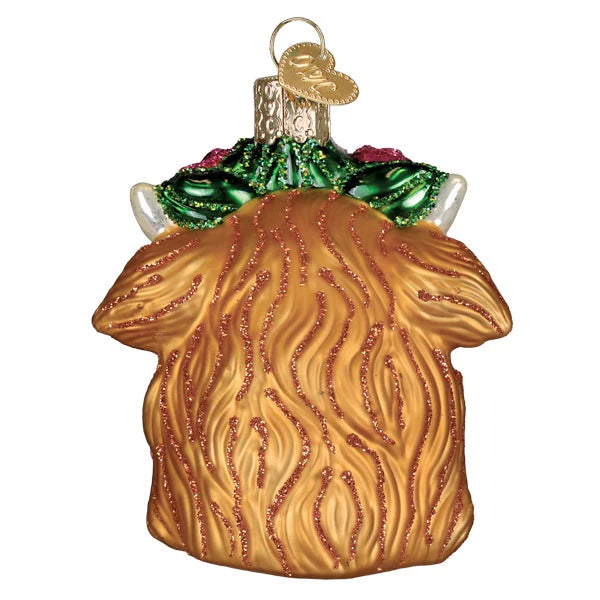 Old World Christmas - Ornament Glass Floral Highland