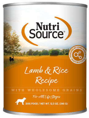 NutriSource - Lamb & Rice All Life Stages Dog Food Can
