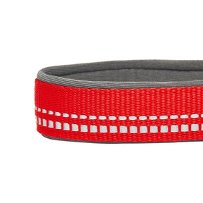 Blueberry Pet - Red | 3M Padded Adjustable Reflective Dog Collar