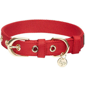 Blueberry Pet - Red | The Most Coveted Dog Collar with Bowtie & Pearl