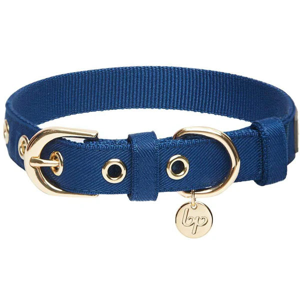 Blueberry Pet - Navy | The Most Coveted Dog Collar with Bowtie & Pearl