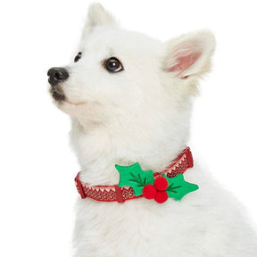 Blueberry Pet - Holly | Christmas Dog Collar