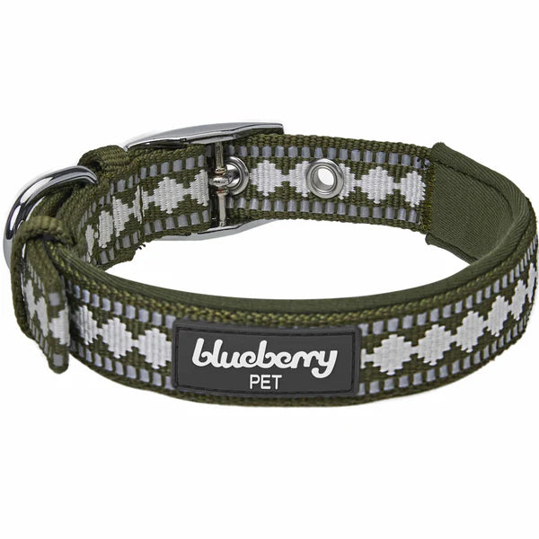 Blueberry Pet - Blueberry Pet - Dog Collar Soft 3M Reflective
