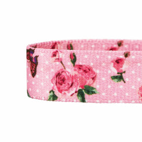 Blueberry Pet - Butterfly and Rose Petal | Paws Floral Dog Collar