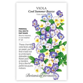 Viola Cool Summer Breeze Seeds - Southern Agriculture 