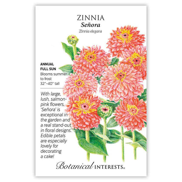 Zinnia Senora Seeds - Southern Agriculture 