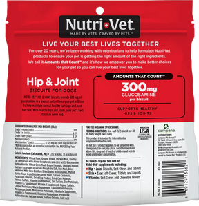 Nutri-Vet - Hip & Joint Extra Strength Peanut Butter Biscuits