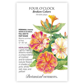 Botanical Interests, Inc. - Broken Colors Four o'Clock Seeds