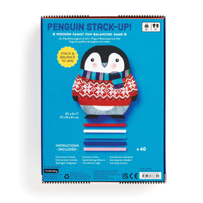 Chronicle-Hachette Book - Stack-up Wooden Penguin Balancing Game