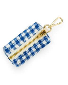 The Foggy Dog - Waste Bag Dispenser - Lake Blue Gingham