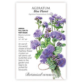 Botanical Interests, Inc. - Ageratum Blue Planet Hybrid Seeds
