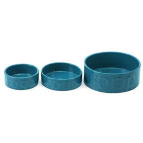 Park Life Designs - Classic "Food" Black Pet Bowl