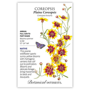 Botanical Interests, Inc. - Coreopsis Plains Coreopsis Seeds