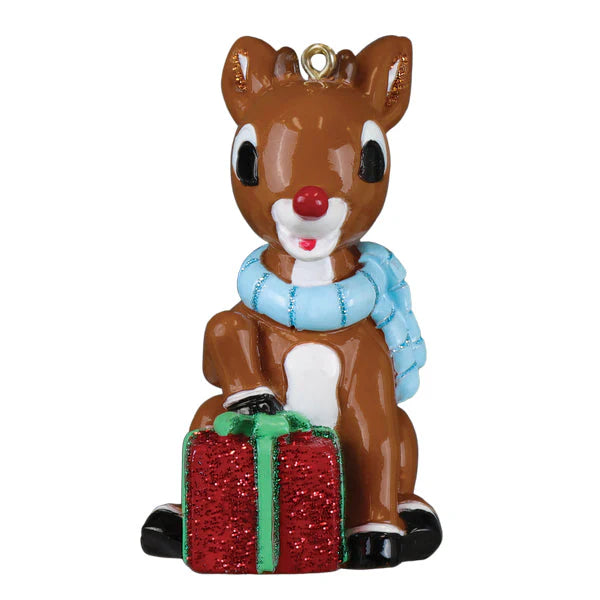 Old World Christmas - Ornament Ready Rudolph w/ Card Game