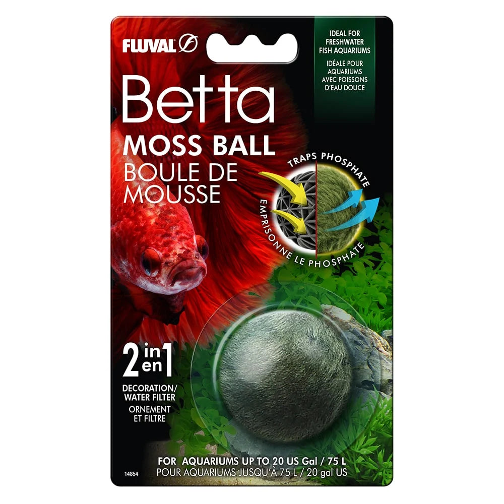 Hagen Pet Products - Betta Moss Ball 2 In 1 - Southern Agriculture 