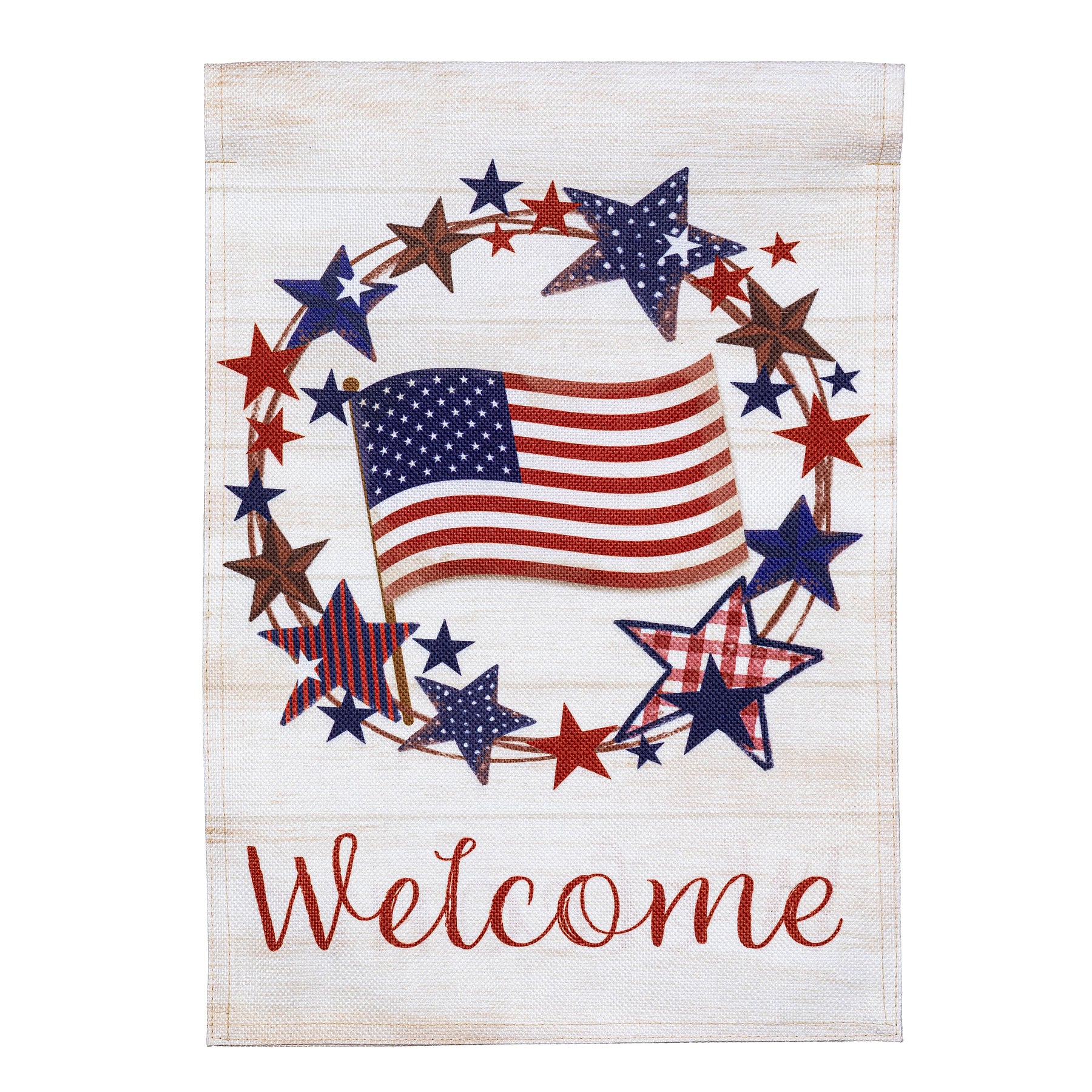 Evergreen Enterprises - Flag American Star Wreath