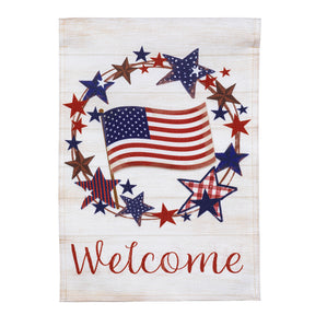 Evergreen Enterprises - Flag American Star Wreath