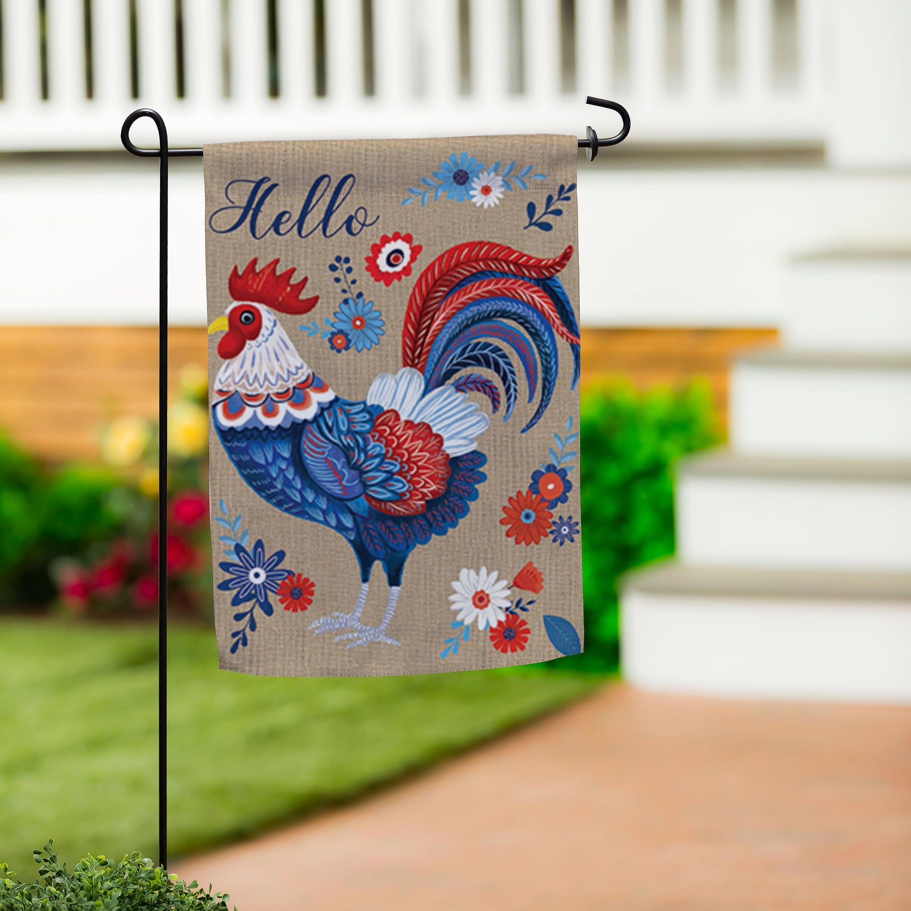Evergreen Enterprises - Flag Flag Rooster (Red,White,Blue)
