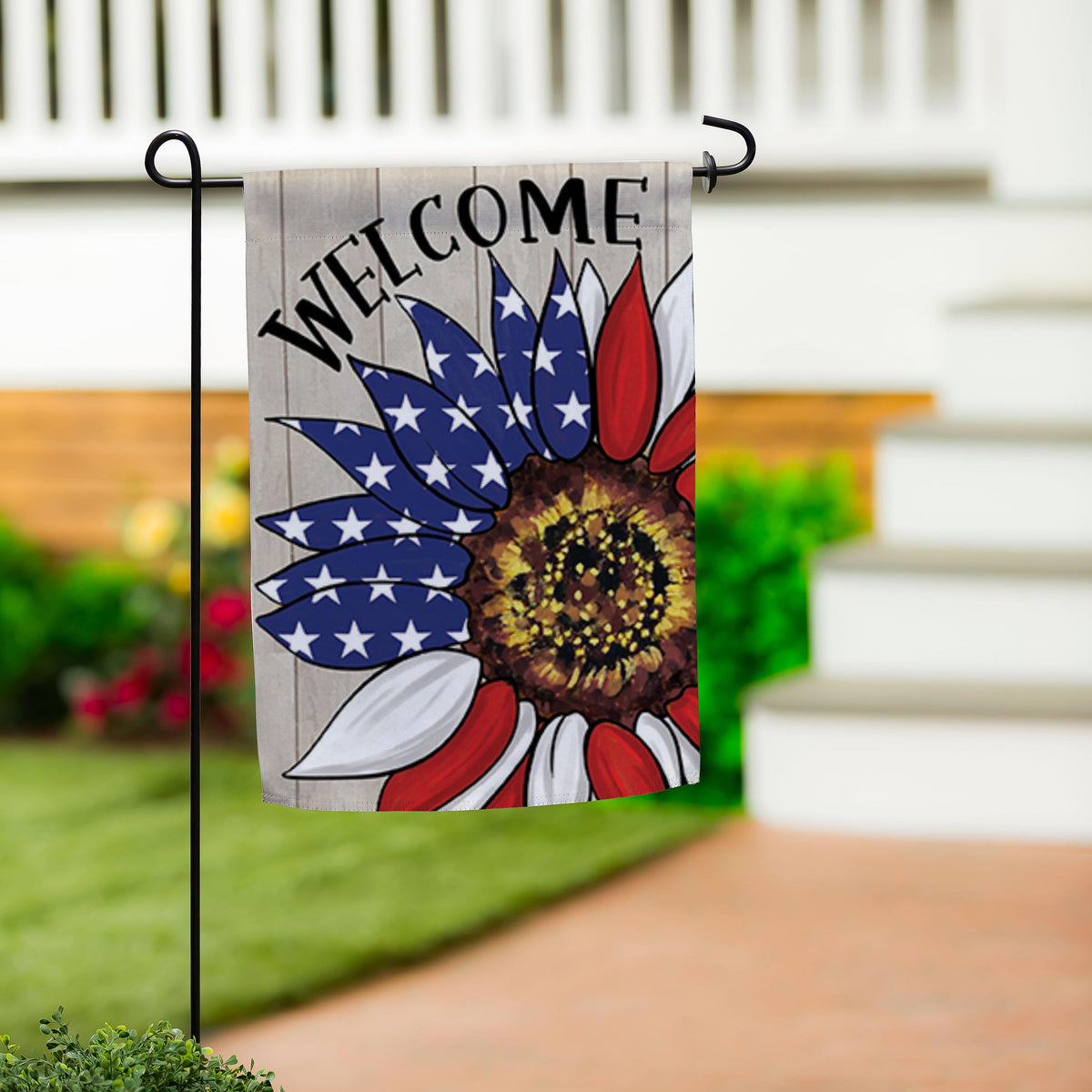 Evergreen Enterprises - Flag Patriotic Sunflower