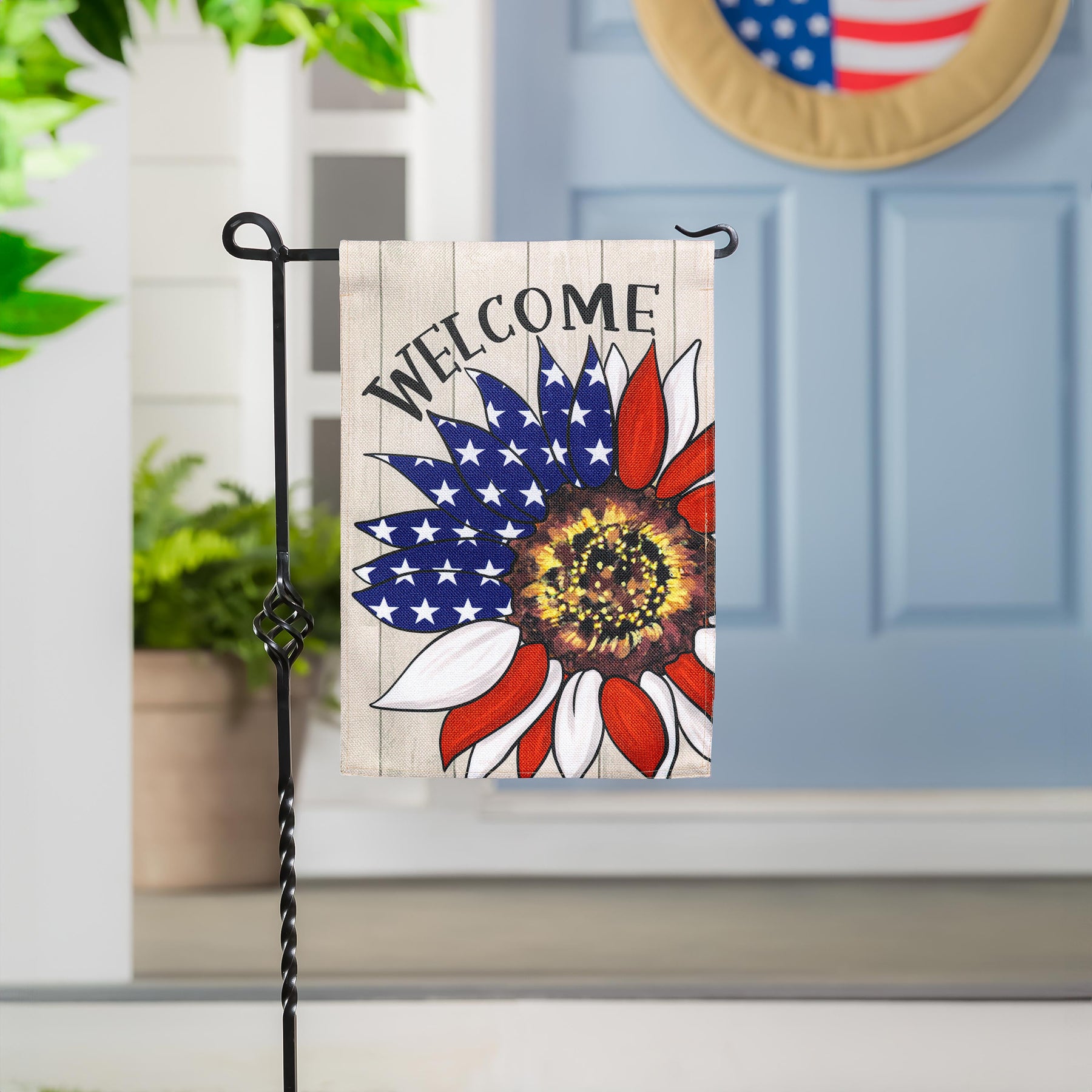 Evergreen Enterprises - Flag Patriotic Sunflower