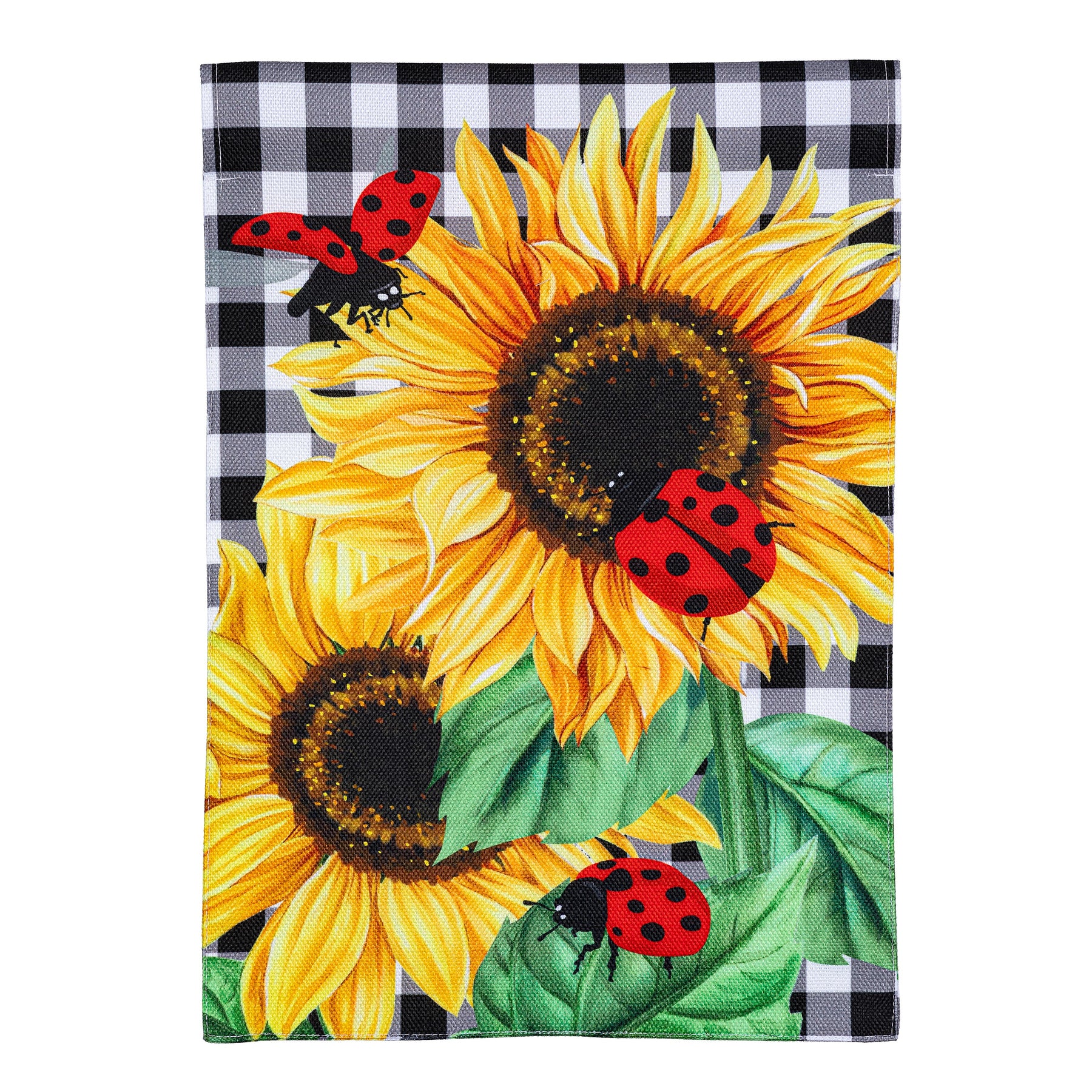 Evergreen Enterprises - Flag Sunflower Ladybugs