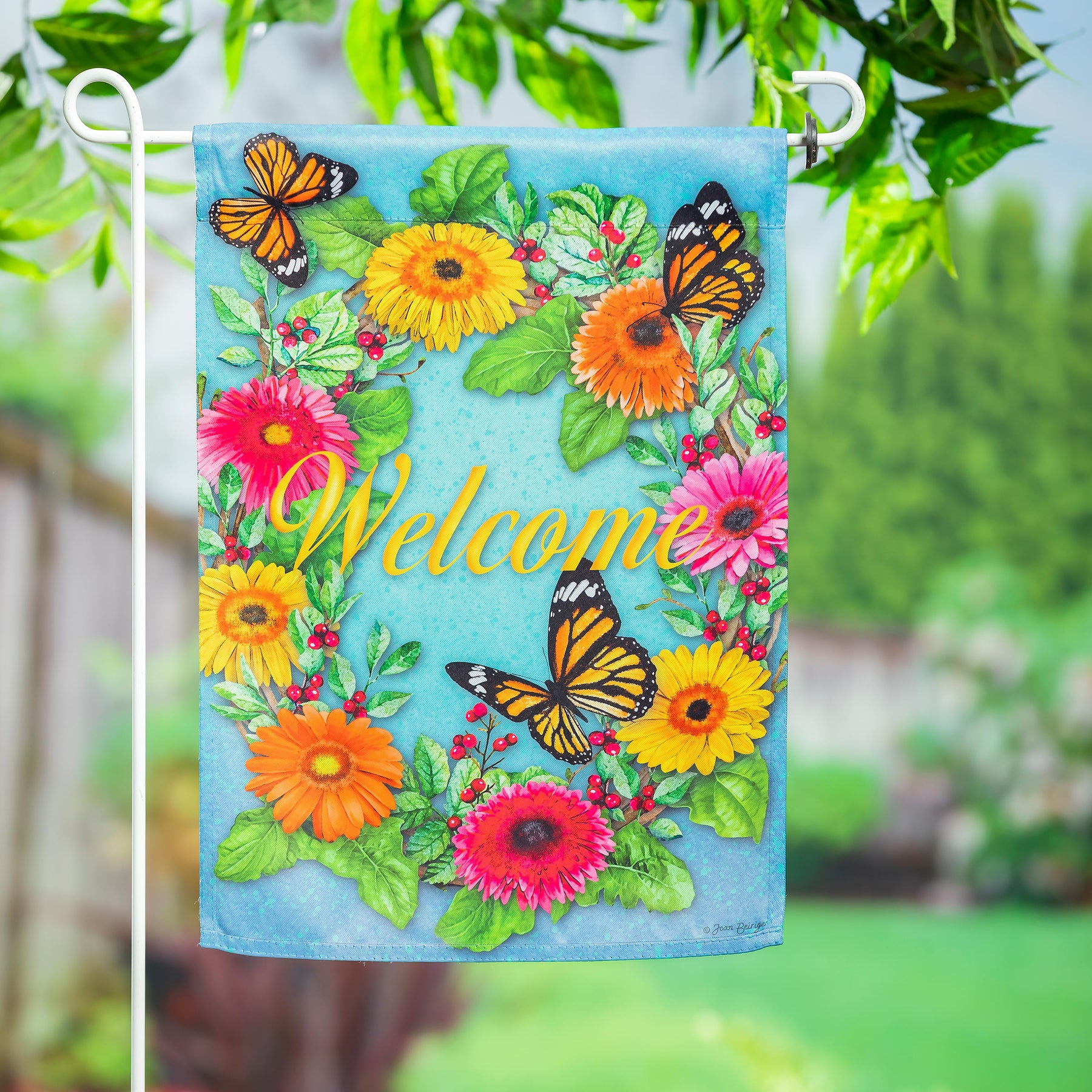 Evergreen Enterprises - Flag Gerbera Butterflies