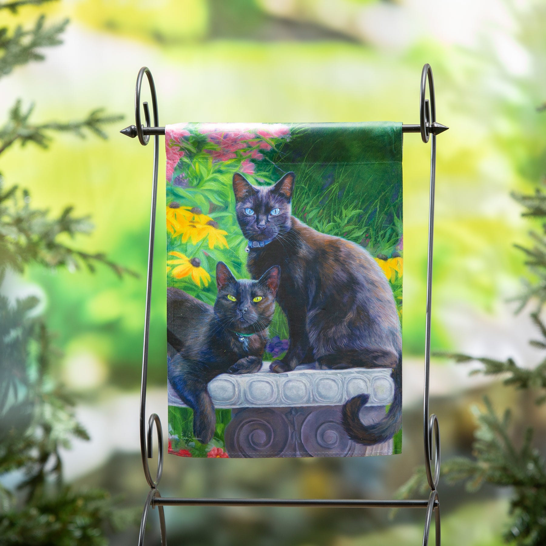 Evergreen Enterprises - Flag Black Beauties (2 Cats)