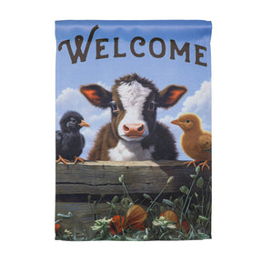 Evergreen Enterprises - Flag Cow & Chicks